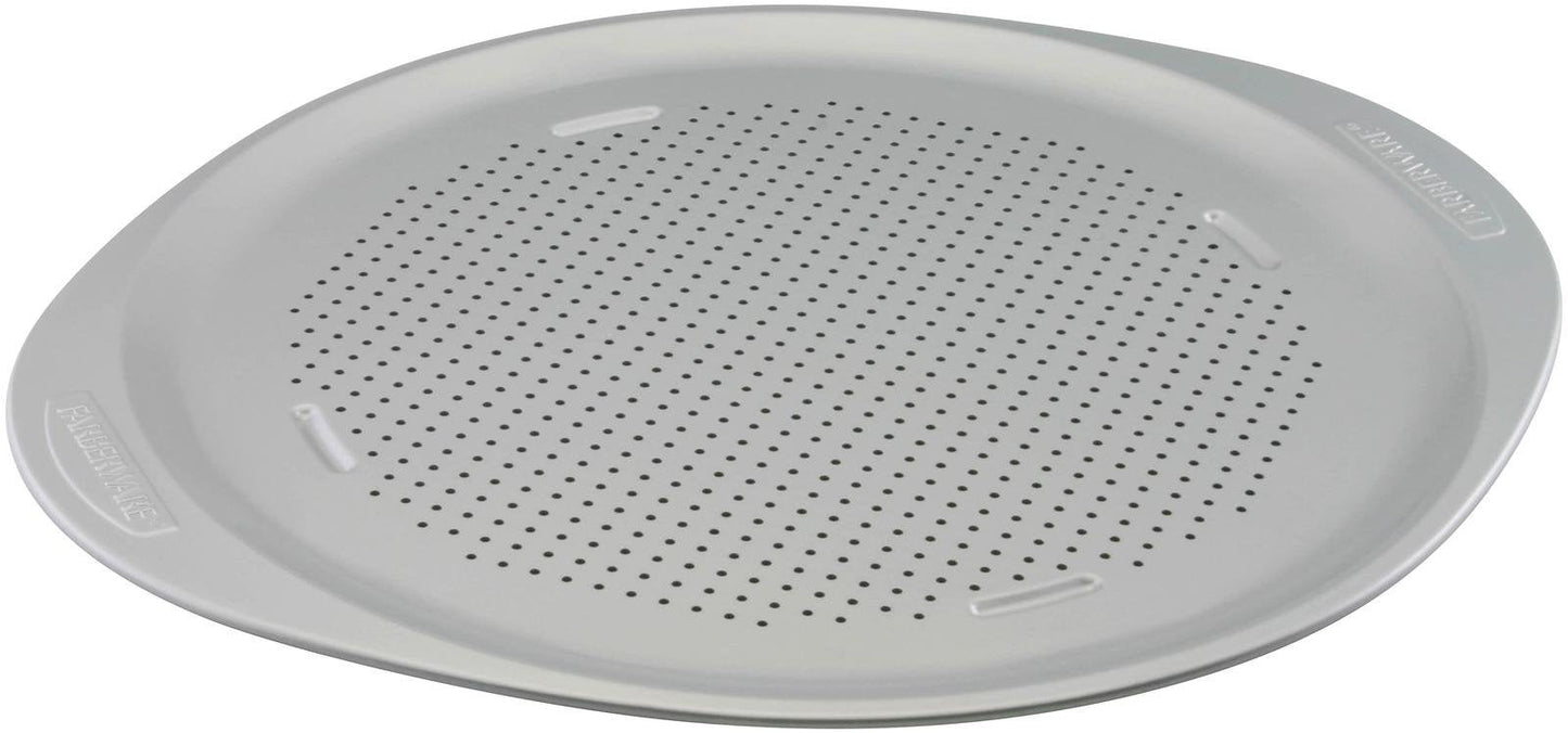 Farberware Insulated Nonstick Bakeware 15.5-Inch Round Pizza Pan, Light Gray
