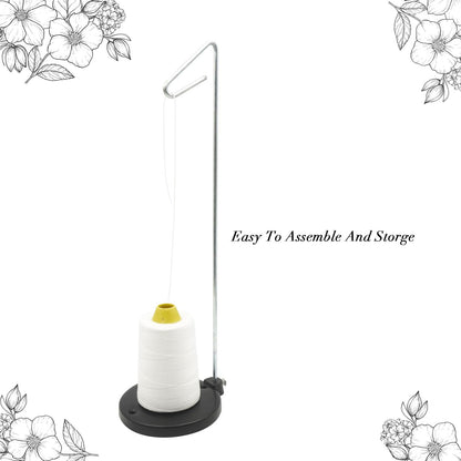 Apvok Single Thread Stand Large Spool Holder Cone Thread Stand Spool Holder for Sewing Machine Ensures Smoother Feed-Sewing Or Quilting Thread Holder Or Stand with Heavy Cast Iron Base