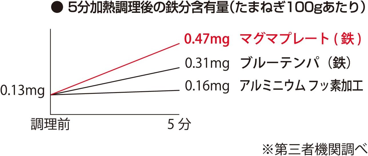 Takumi MGIT24 Iron Frying Pan, 9.4 Inches (24 cm), Induction Compatible, Made in Japan