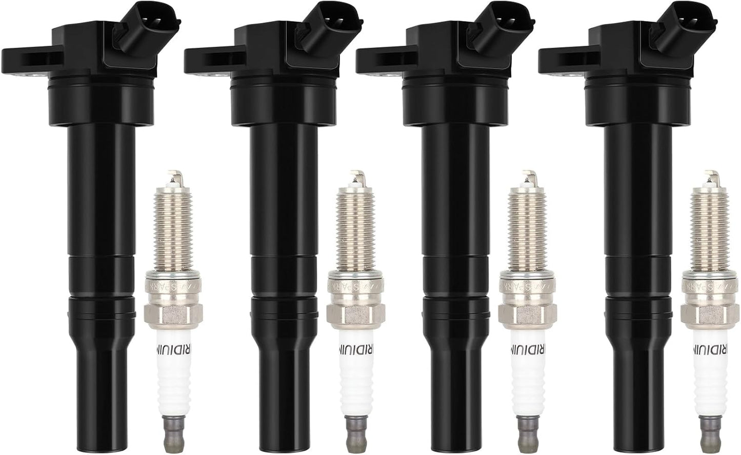 ECCPP 3 ignition coils with 3 iridium Spark Plugs,UF808,coils packs,for Smart Fortwo 2016-2017 0.9L‎224332428R,UF-808