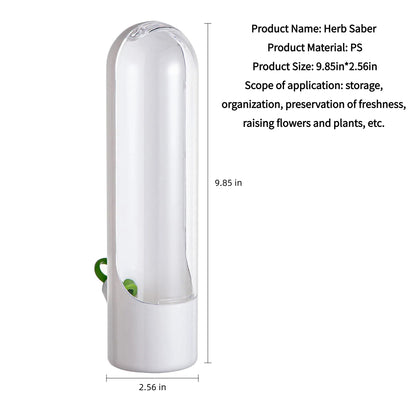 Ristpal 3Pack Herb Saver for Refrigerator for Cilantro, Parsley, Asparagus, Mint,Vegetable Preservation Containers, Keeps Greens Vegetables for 2-3 Weeks