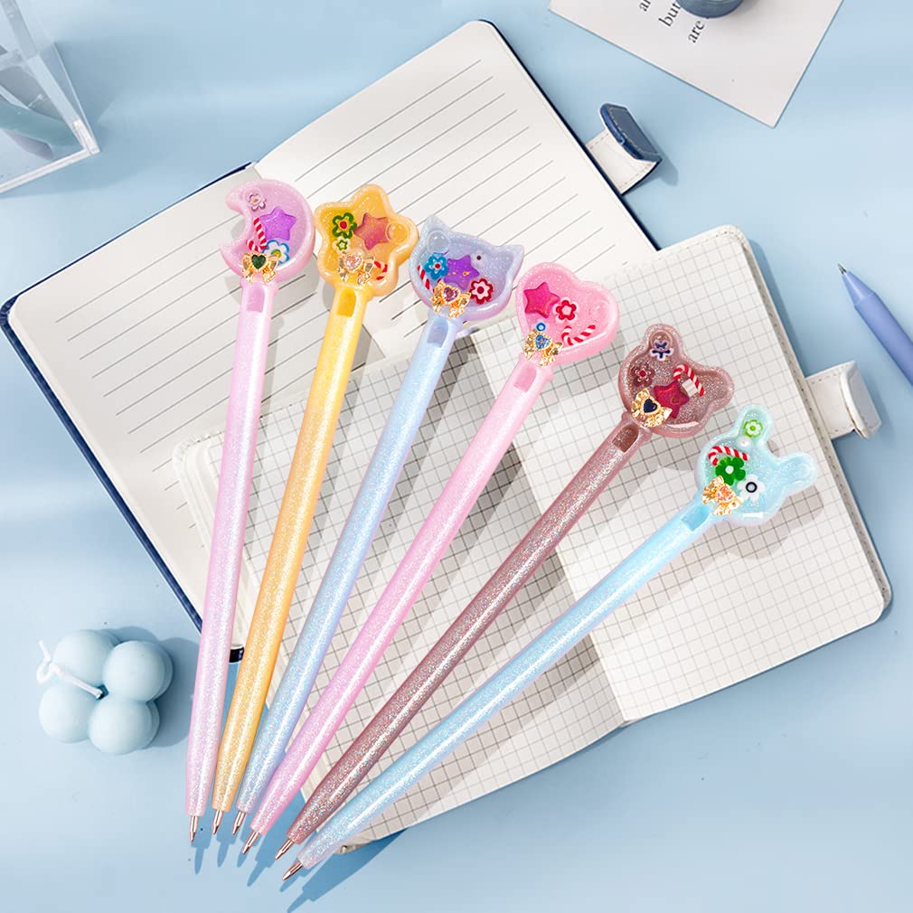 iSuperb 6-Piece Pen Resin Mold Kit with 10 Refills & 30 Seal Films for DIY Resin Crafts Making