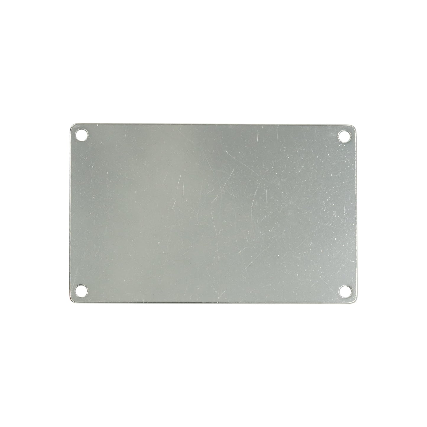 StayMax Metal Engraving Blank Stamping Blanks Stainless Steel Blank with 4 Holes 3.3 * 2.1 Inch (10 Pack)