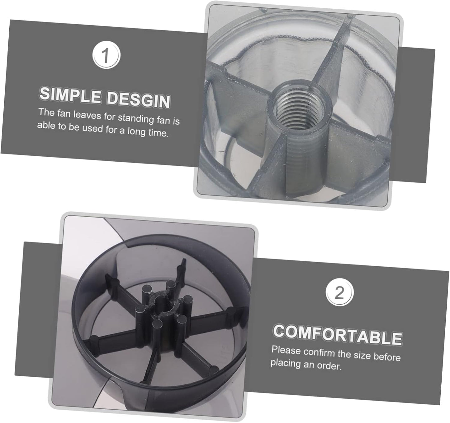 Yardwe Electric Fan Blade Replacement Parts for Table and Standing Fans