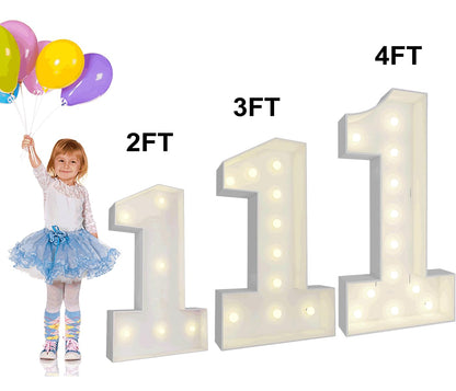 JoyBox Design 2FT Marquee Light Up Letters Numbers, Mosaic Balloon Frame, Party Decoration for Birthday, Wedding, Anniversary, Graduation – Letter T