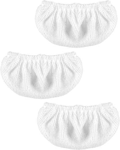 3 Pack Phueut Universal Microfiber Cloths for Most Handheld Steam Cleaner, Reusable Washable, Multi-Purpose Steam