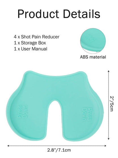 KooingTech 4PCS ABS Plastic Shot Pain Reducer Suitable for Daily Care Scenarios in Households or for Individuals