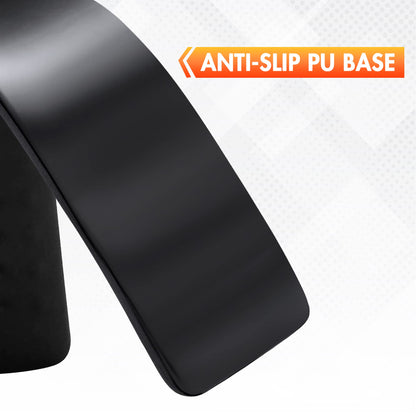 Keyboard Wrist Rest - 17 3/8 in Wrist Rest for Computer and Laptop with Massage Dots, Memory Foam Wrist Pad for Keyboard with Non-Slip PU Base for Ergonomic Wrist Support.
