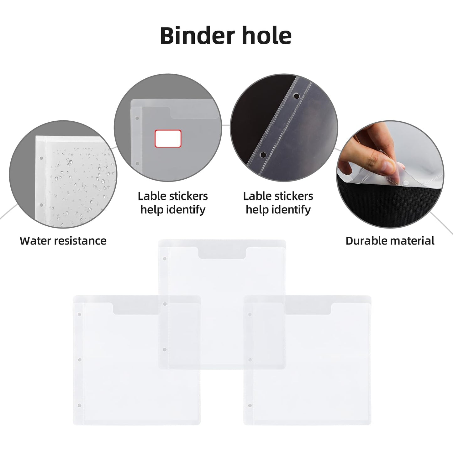 10 PCS 6.5 Inch Stamp and Die Storage Bag with Rubber Magnetic Sheets and Die Cut Storage Pockets Envelopes Binder, Die Storage Set Stencil Organizer for Card Making & Scrapbooking