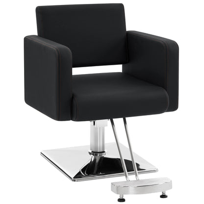 BarberPub Classic Styling Salon Chair for Hair Stylist, Barber Chair with Hydraulic Pump, Beauty Barbershop Salon Spa Equipment 3805 (Black)