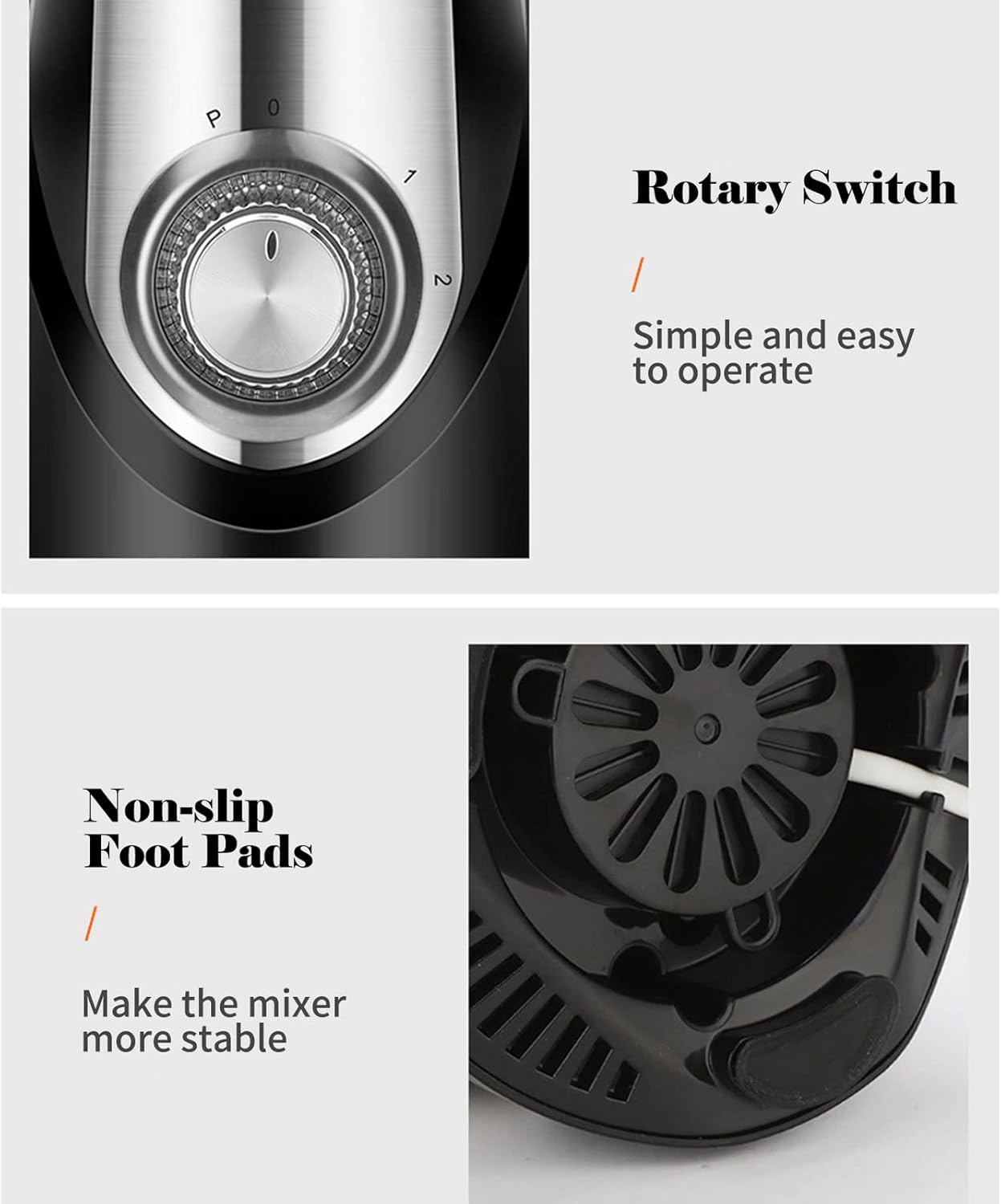 Blender, 350W Electric Fruit Mixer with Lids, Low Noise Countertop Blender for Home, Fruits, Vegetables (Three Cup)