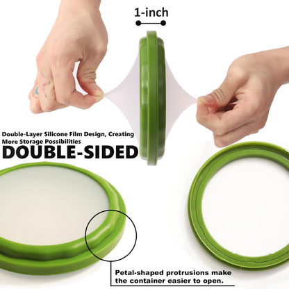 Erehere 4-Piece Airtight Food Storage Containers Set – Avocado Saver, Onion Keeper, Silicone Kitchen Organizers for Fridge, Reusable & Leak-Proof to Lock in Freshness