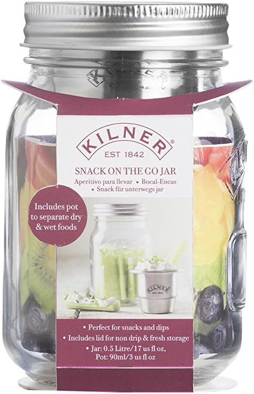 Kilner Snack On The Go Jar, 17 oz
