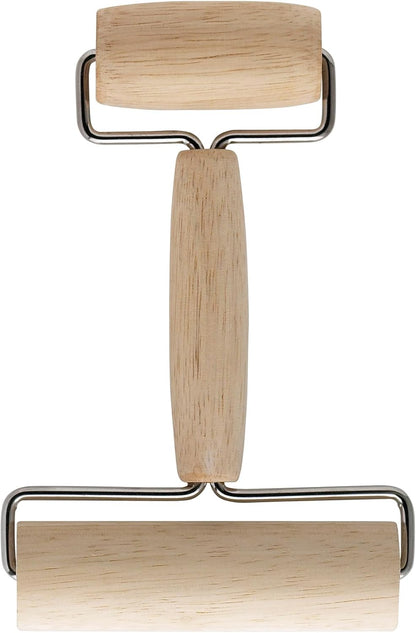 Mrs. Anderson’s Baking Double Dough Roller, 4.125 and 2.375-Inch Wide Cylinders