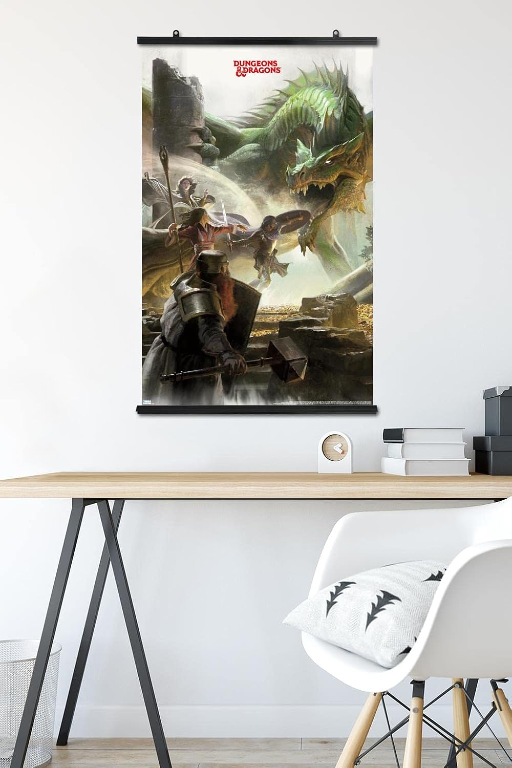 Trends International Dungeons and Dragons Adventure Wall Poster, 22.375" x 34", Premium Poster & Clip Bundle