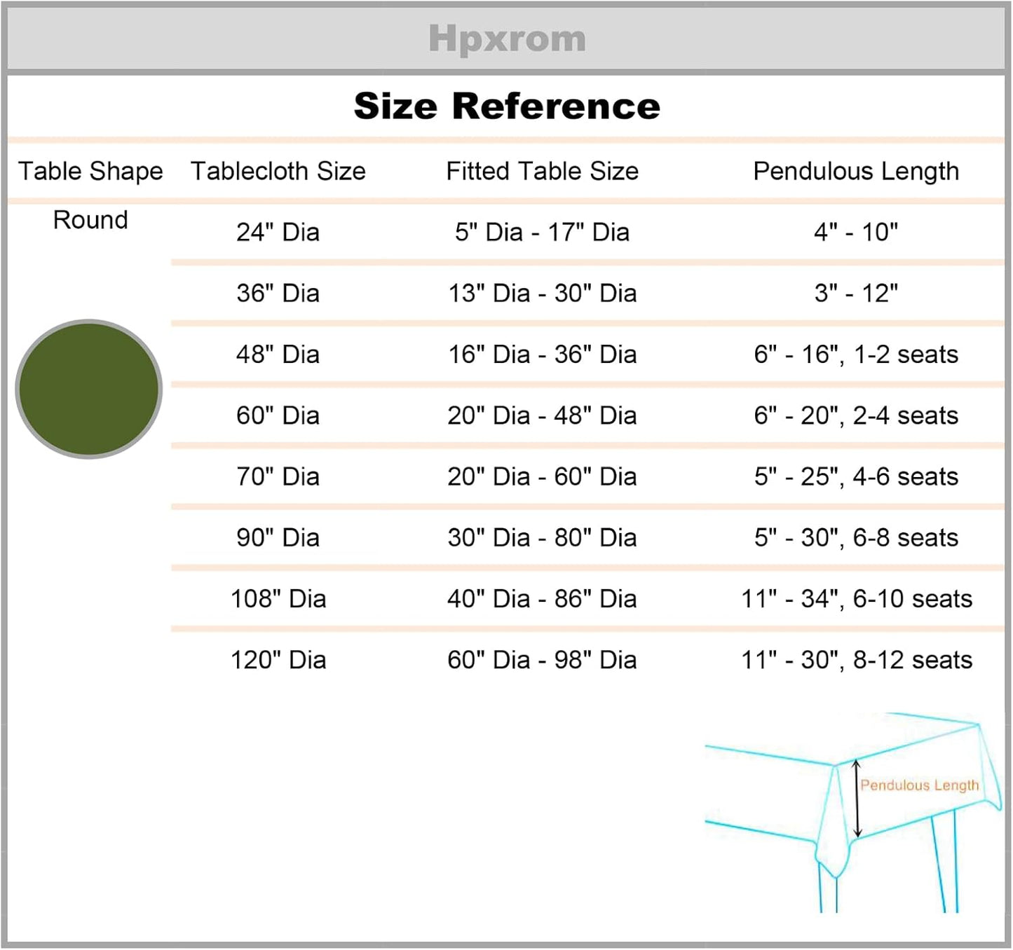 24 Inch Rustic Small Round Tablecloth Light Coffee Cotton Linen Table Cover Heavy Weight Burlap Table Cloth