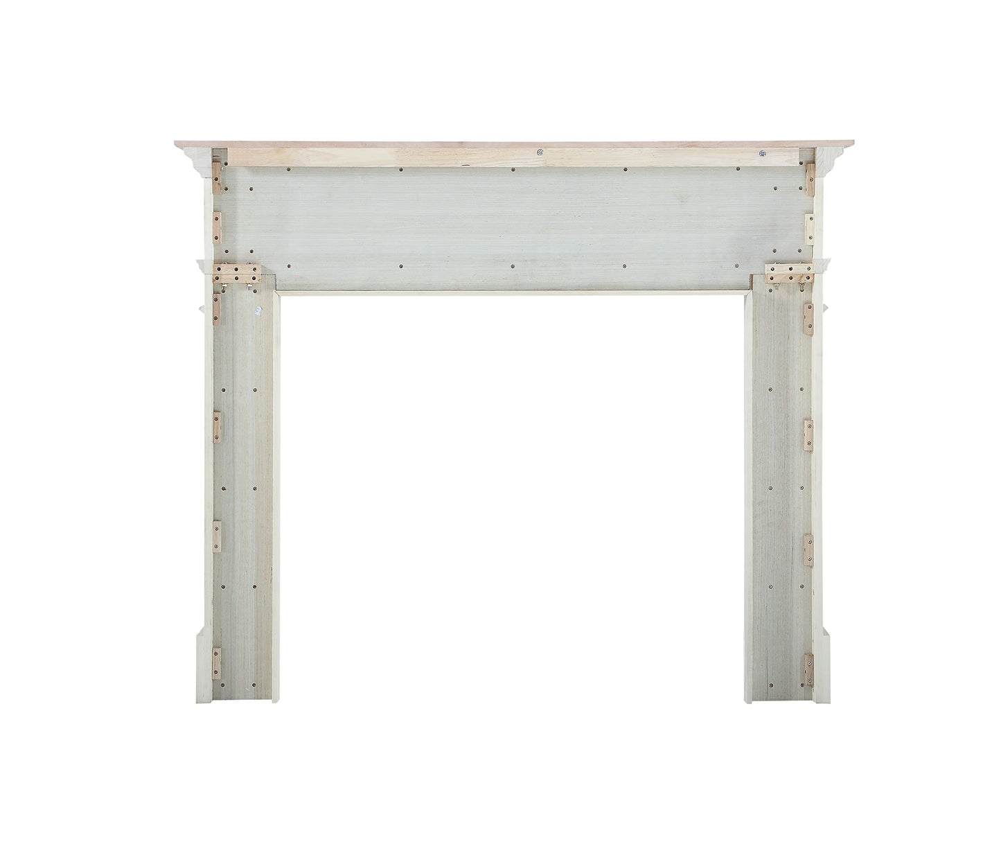 Pearl Mantels ARYB56120 Bold Yet Unpretentious and Homey Wood Mantel Surround, 56", Unfinished
