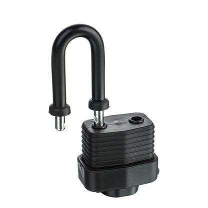Waterproof Heavy Duty 40mm Laminated Steel Padlock with Keys for Outdoor & Indoor Use, Keyed Alike(Pack of 3)
