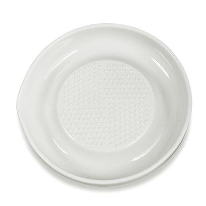 Kyocera 6.5" Ceramic Ginger & Garlic Grater, Medium – Fine Zester for Cheese, Citrus, Chocolate & More – Non-Slip, Rust-Proof, Dishwasher Safe