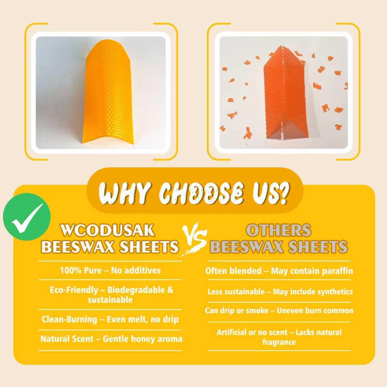 Beeswax Candle Making Kit for Adults & Kids 100% Pure Beeswax Sheet Candle Making Supplies with 20 Colorful Sheets, 8 Press-Out Molds, Glass Candle Holders & Complete Gift Supplies Creative DIY Craft