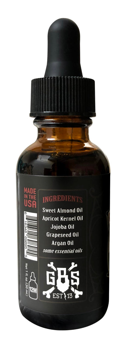 Grave Before Shave Beard Oil (Cigar Blend) 4 oz. Bottle