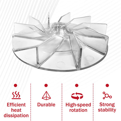 HASMX Plastic Impeller Motor Fan Vacuum Cleaner Replacement Part for Eureka Sanitaire 12988 Vacuum Cleaner Plastic Motor Fan # 12988 (6-Pack)