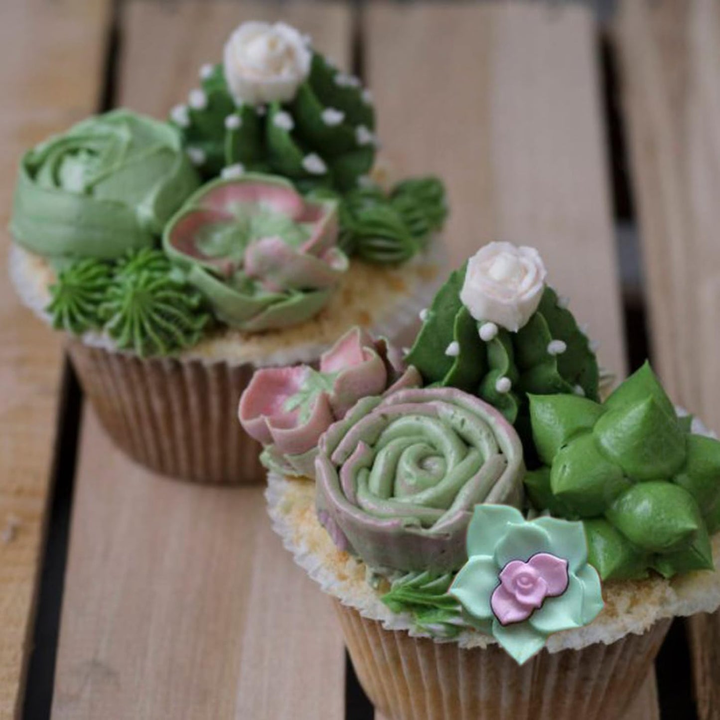 Succulent Plant Cake Decorating Silicone Mold, Fondant Molds for Cake Decoration, Cupcake Topper, Chocolate Candy,