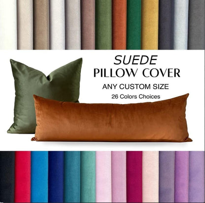 20 54 Inch MoonRest Classic Microsuede Body Pillow Pillowcase - Ultra-Soft Plush - Hidden Zipper X - Burgundy