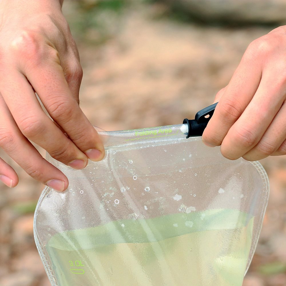 Miniwell Filter Straw Water Purification System for Hiking, Camping and Survivalism - TUV Approved Mini Water Filter with 99.9% Bacteria Elimination Rate