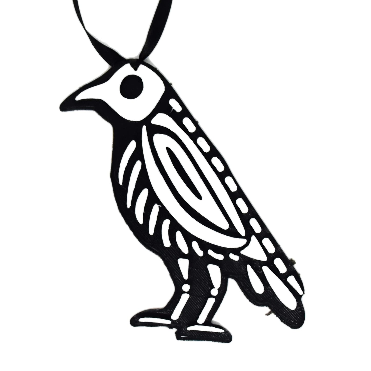 Skeleton Gothic Christmas and Halloween Ornaments (Raven)
