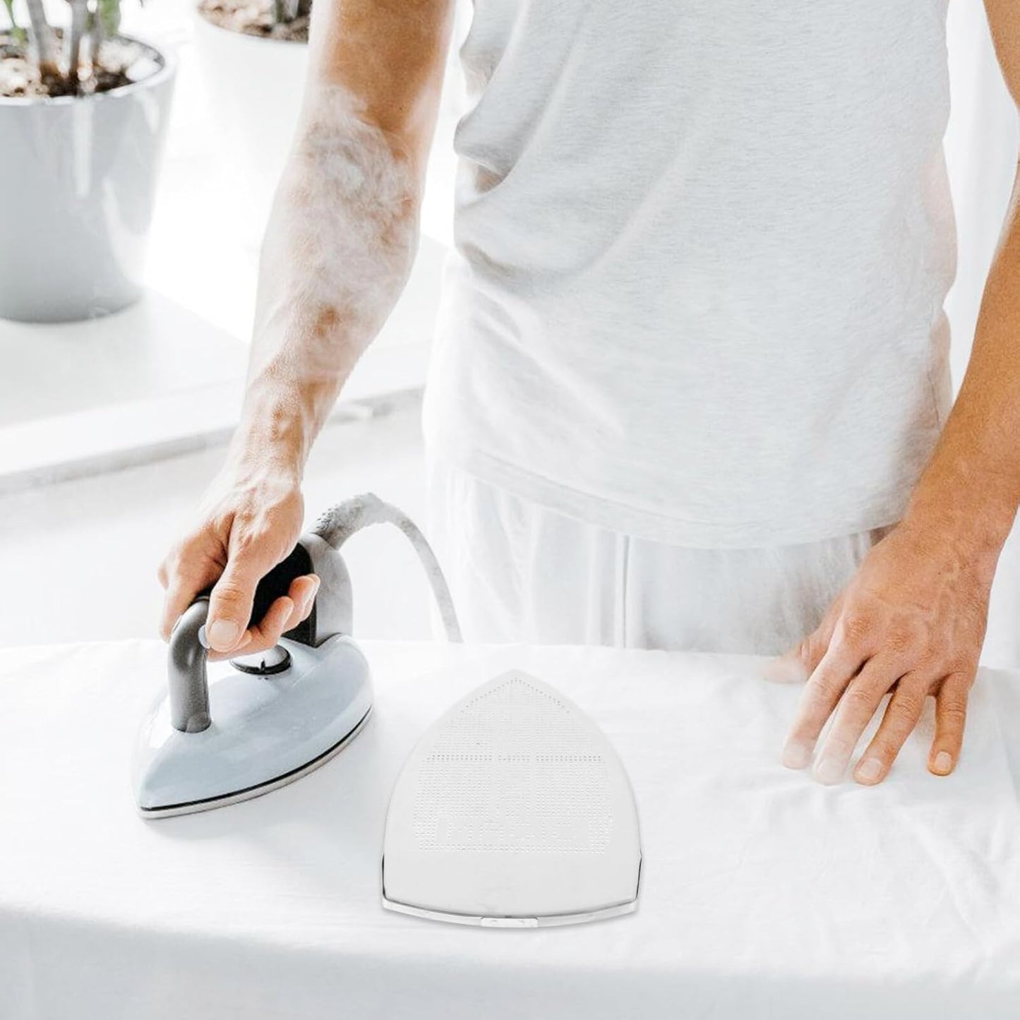 Veemoon Steam Iron Cloth Cover - Iron Protector for Shoes, Helps Prevent Scorching and Sticking