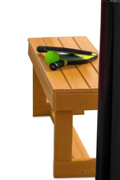 Durawood Aisle-Saver Bench for Tennis Courts, Locker Rooms, Parks, Mar