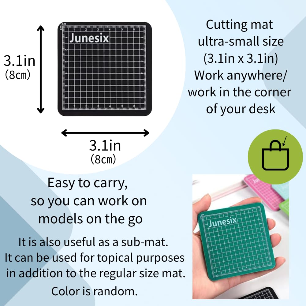 3-Piece Model Tool Set – Tamiya Modeler’s Knife PRO, Tamiya Curved Tweezers & Cutting Mat