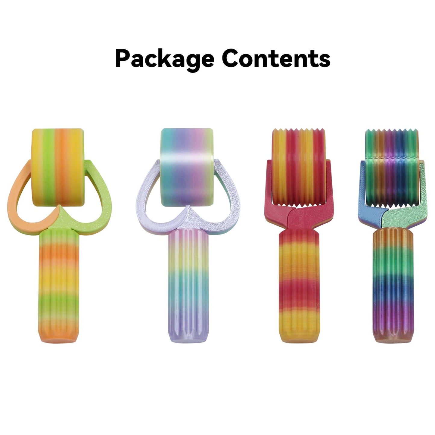 Ferixan Rollers Tool Design for Diamond Painting Beginners: 4-Piece Rollers Set for Aligning & Flattening Diamond Art - Gem Art - Rhinestone Embroidery