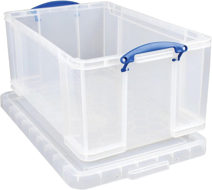 REALLY USEFUL OFFICE BOX CLEAR 64LT