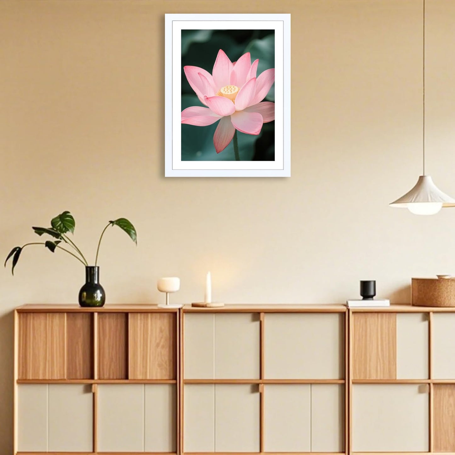 12x16 Picture Frames Set of 4, 30x40cm Picture Frame for Diamond Art, Includes Mat to Fit 10x14 (25x35cm) Pictures, 16x12 Solid Wood Frame for Diamond Painting/Poster/Photo/Image/Certificate - White