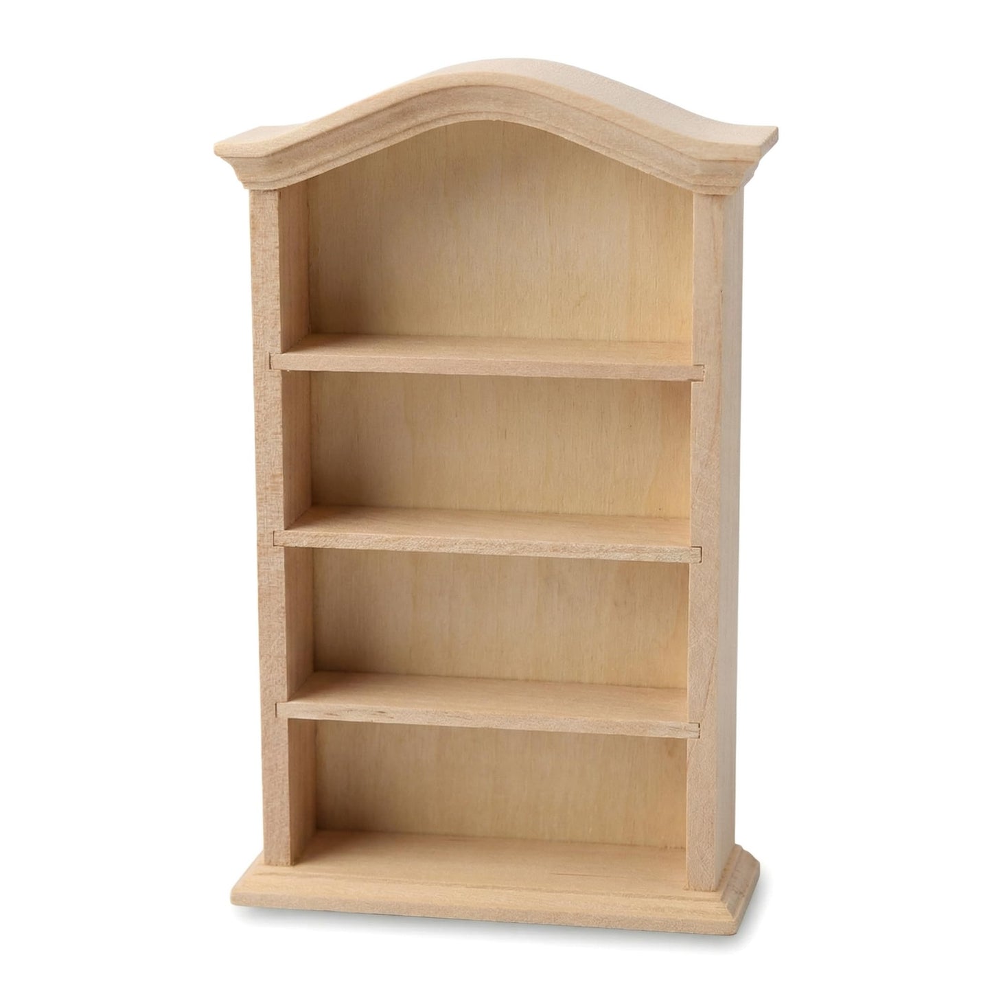 Dollhouse Wooden Bookshelf, 1/12 Mini Furniture Doll Display Case Miniature Cabinet Shelf Fairy Scene Bookcase Dollhouse Accessories