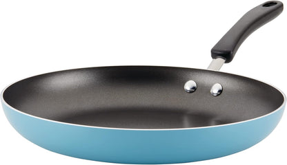 Farberware Cookstart DiamondMax Nonstick Frying Pan/Skillet, 12 Inch, Dishwasher Safe, Aqua