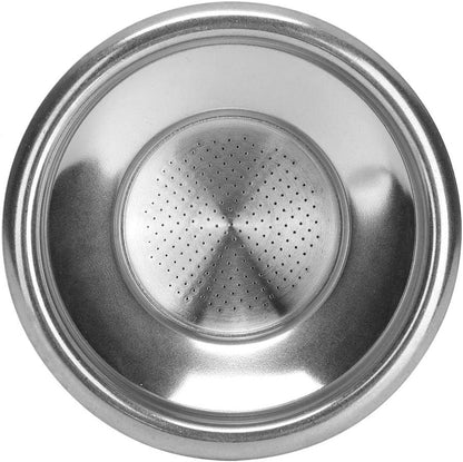 58mm Stainless Steel Portafilter Basket, 1 Cup Bottomless Coffee Filter Replacement for Espresso Machines