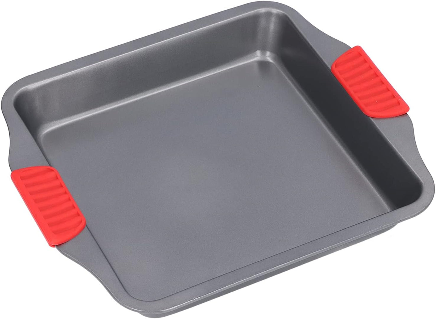 Baking Pan, Carbon Steel Non Stick Oven Baking Sheet with Silicone Handle, Deepened Design, Dishwasher Safe