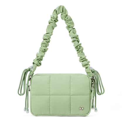 Telena Crossbody Bags for Women Cross Body Purse with Guitar Strap Lightweight Puffer Shoulder Bag for Travel