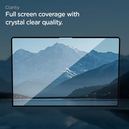Spigen Tempered Glass Screen Protector [Glas.tR Slim] Designed for Macbook Air 13 inch M4 / M3 / M2 (2025/2024 / 2023) - 1 Pack