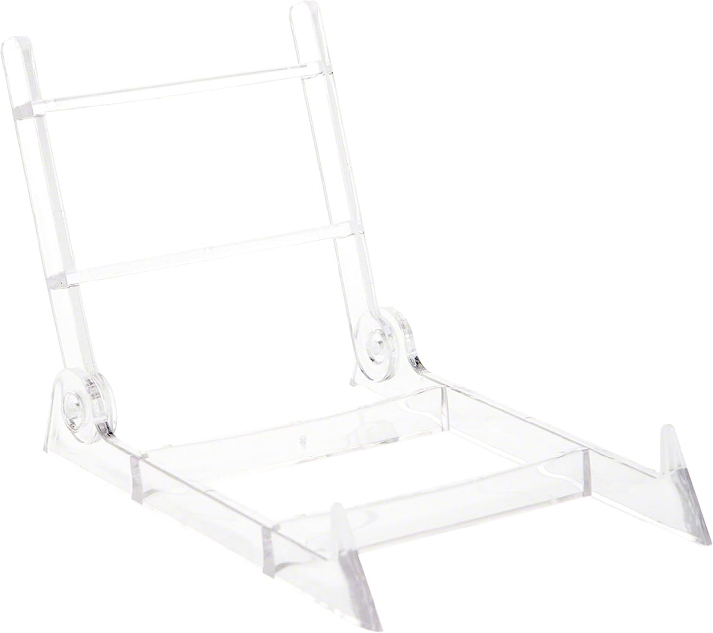 Plymor Clear Acrylic Adjustable Display Easel, 3.25" W x 5" D x 3.5" H