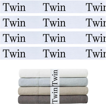 Sheet Organizers and Storage Bands, Elastic Bed Sheet Straps/Storage Organizer for Linen Closet, 4 Pieces (Twin)