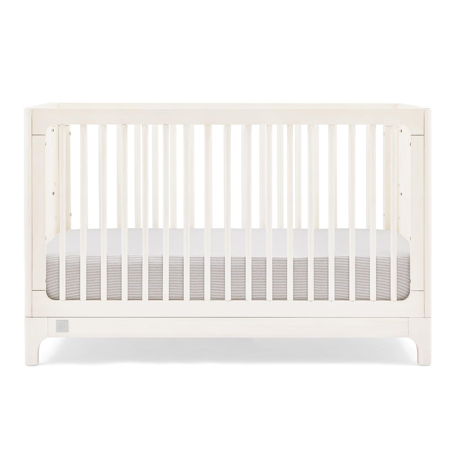 babyGap Wren 4-in-1 Convertible Crib by Delta Children - Greenguard Gold Certified, Antique White