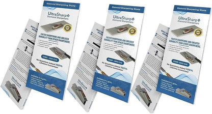 Ultra Sharp II Diamond Sharpening Stone Kit - Coarse/Medium/Extra Fine