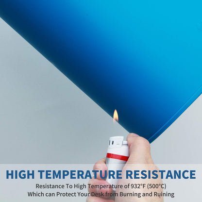 Hengtianmei Heat Insulation Silicone Repair Mat with Scale Ruler and Screw Position for Soldering Iron, Phone and Computer Repair Size: 22 x 14 Inches (H-203)