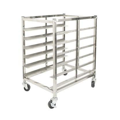 DUHTFCY Heavy Duty Rolling Bread Pan Rack, 6-Tier Commercial Baking Rack for Home & Restaurant, Space-Saving Speed Rack