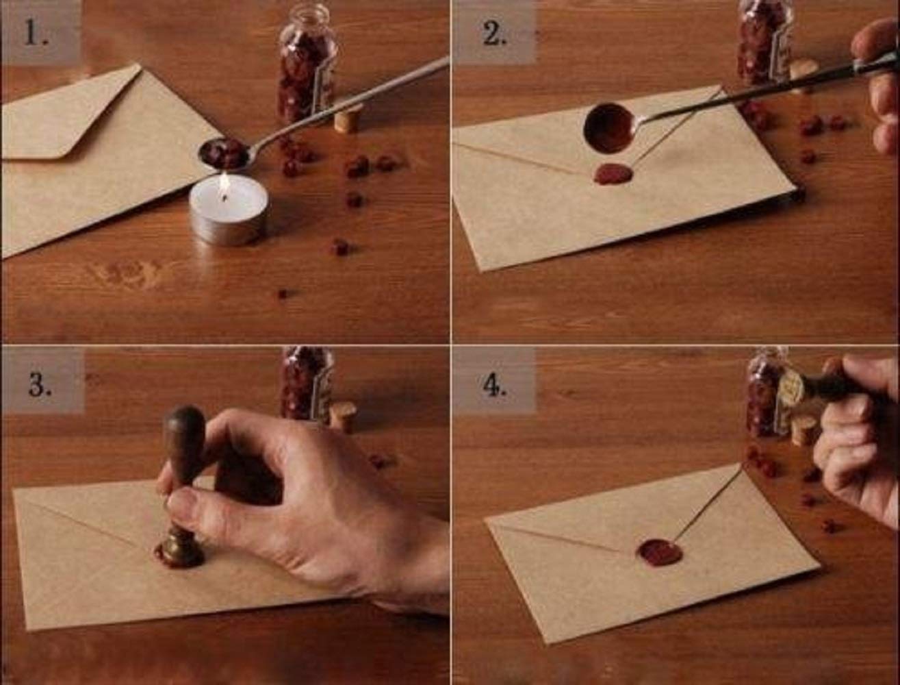 MDLG Dachshund Dog Wax Seal Stamp Melting Spoon Sealing Wax Sticks Candle Box Set Embellishment Wedding Invitation Card Snail Mail Gift Wrapping Wine Package Christmas Idea Puppy Wax Seal Stamp Kit
