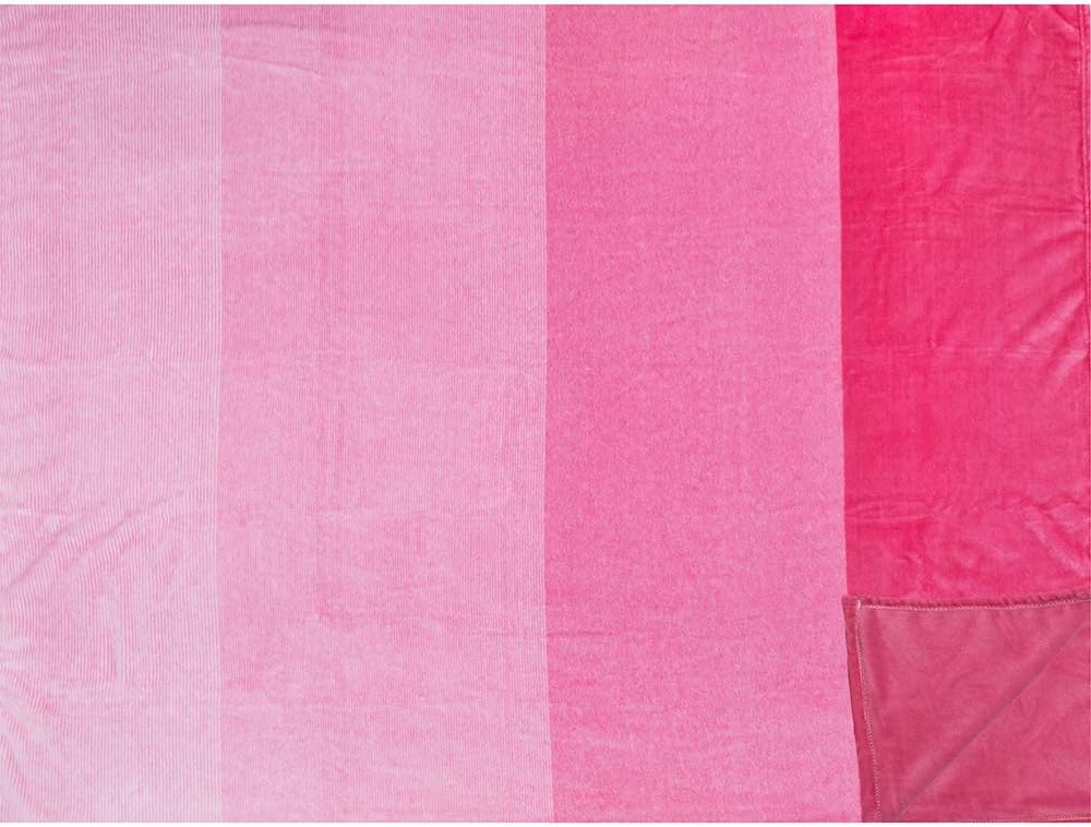 Cozy 50x60 Inches PAVILIA Flannel Fleece Ombre Throw Blanket for Couch | Soft Microfiber Couch Gradient Accent Blanket